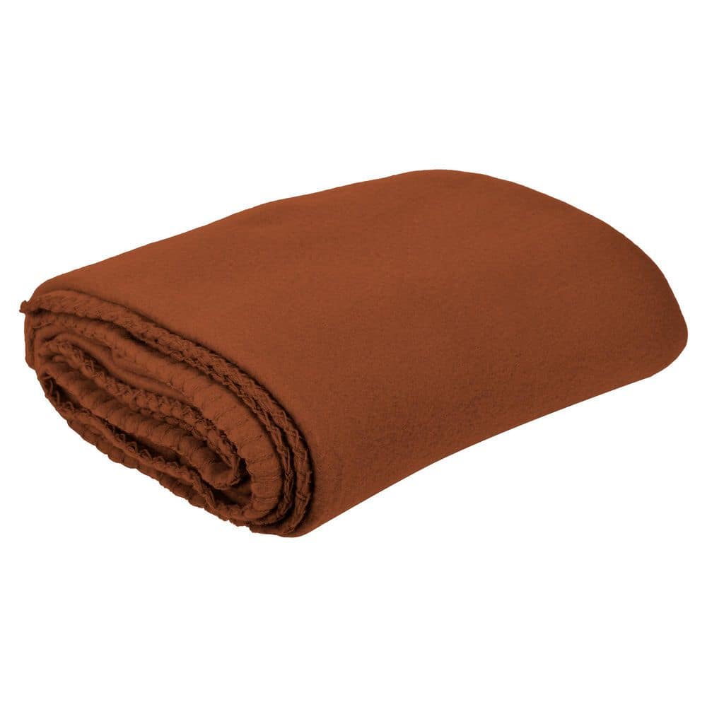 Brown 50 x 60 Inch Fleece Electric Throw Blanket