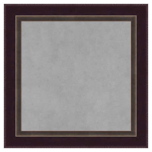Amanti Art Signore Bronze 20 in. x 20 in Framed Magnetic Board