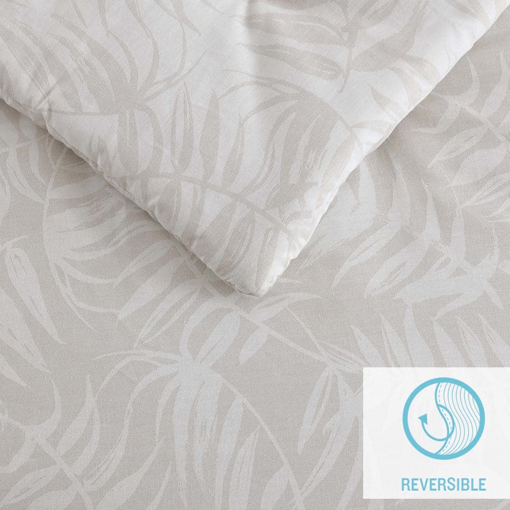 King White Cotton Bedspread Set with Decorative Pillow