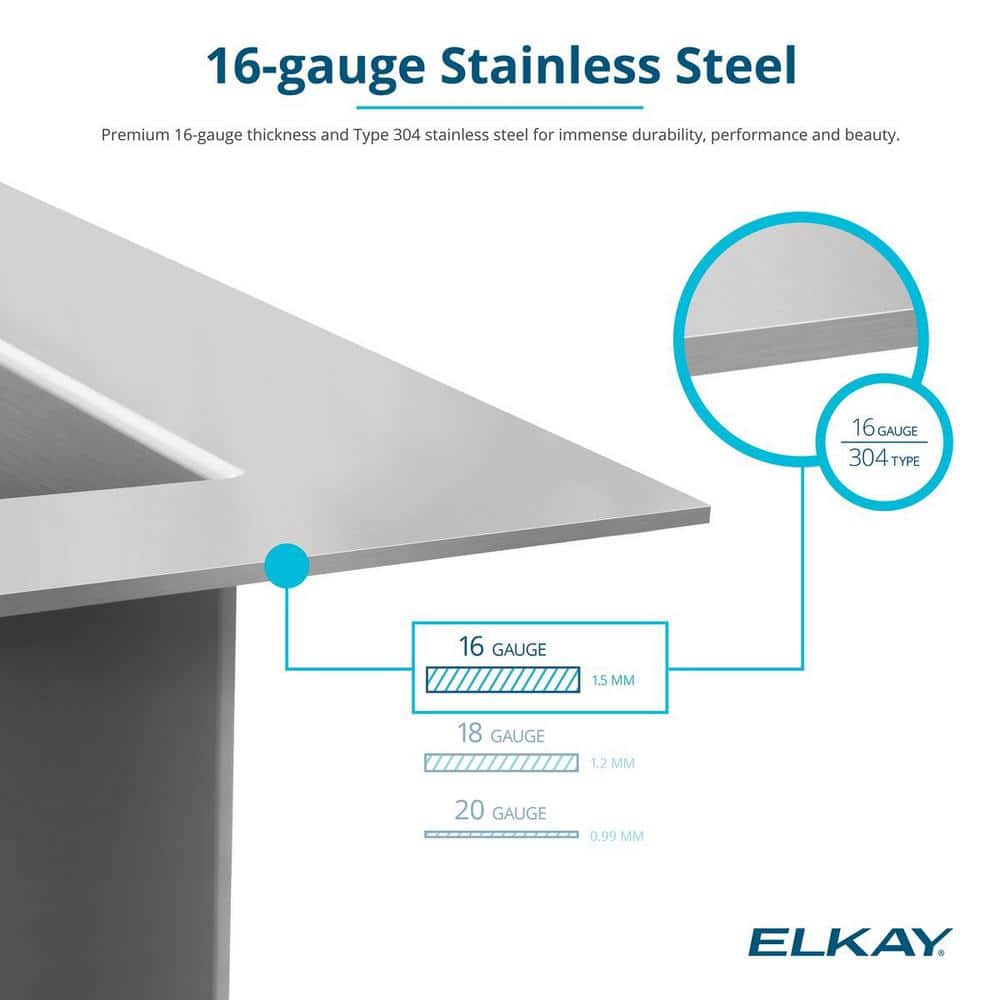 Stainless Steel Single Bowl Drop-in Farmhouse Sink