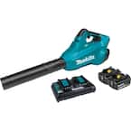 120 MPH 473 CFM 18-Volt X2 (36-Volt) LXT Lithium-Ion Brushless Cordless Blower Kit with 2 Batteries 5.0Ah and Charger
