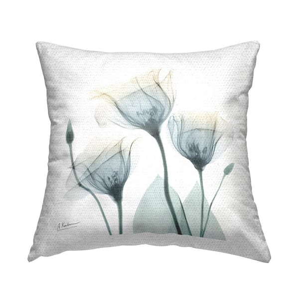 Stupell Industries Minimal Tulip Buds Outdoor Printed Throw Pillow by Albert Koetsier
