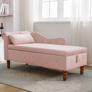 Seafuloy 58 in. Black Tufted Velvet End of Bed Bench, Chaise Lounge ...
