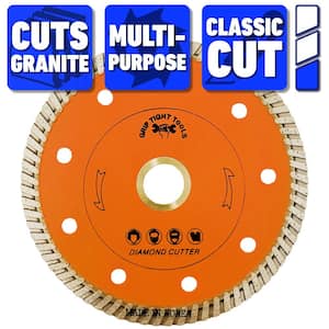 4 in. Classic Turbo Cut Diamond Blade for Cutting Granite, Marble, Concrete, Stone, Brick and Masonry (10-Pack)
