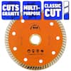 GRIP TIGHT TOOLS 7 in. Professional Segmented Cut Diamond Blade for Cutting  Granite, Marble, Concrete, Stone, Brick and Masonry (3-Pack) - Yahoo  Shopping