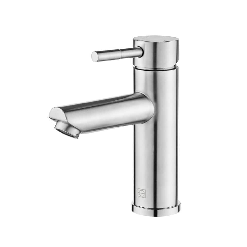 Timeless Home Single Hole Single Handle Bathroom Faucet in Chrome