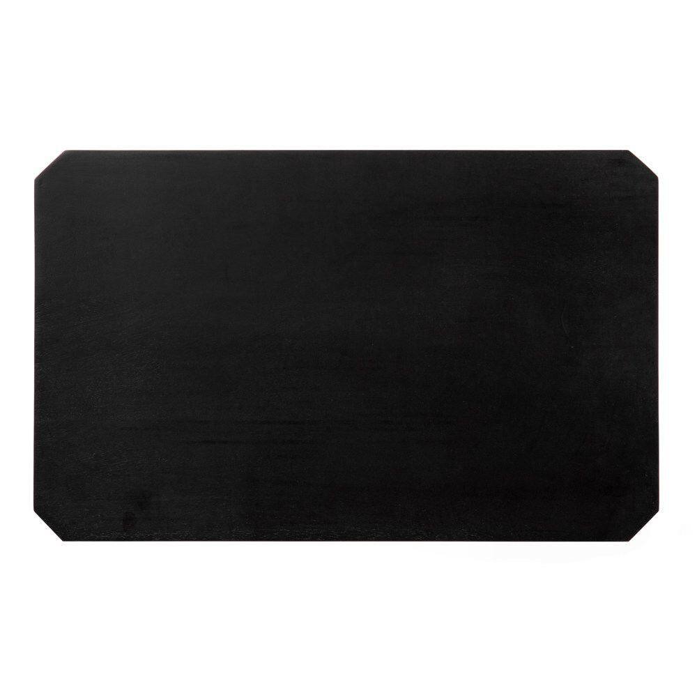 Talcott 22 in. Black Rectangle Solid Wood End Table - thumbnail 6