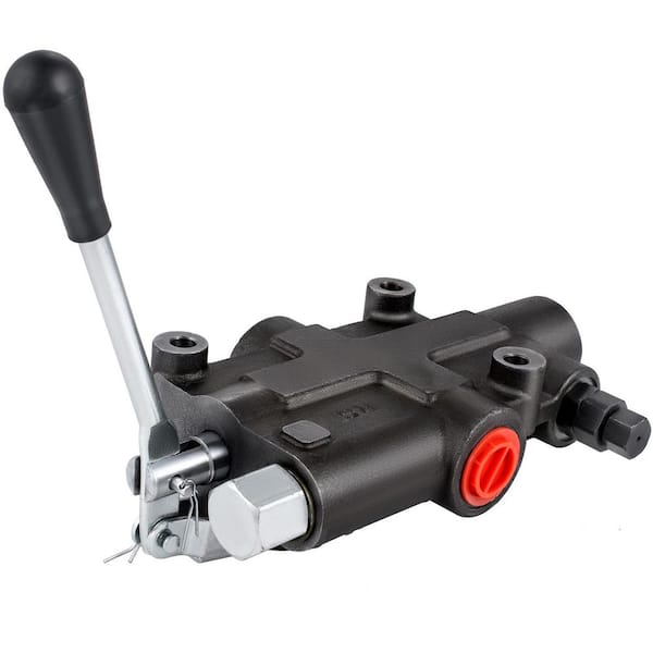 SKYSHALO Hydraulic Directional Control Valve, 1 Spool Hydraulic Spool Valve, 21GPM Hydraulic Loader Valve, 3625 PSI Control Valve