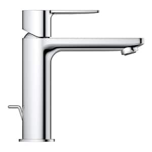 Lineare Single Hole Single-Handle Bathroom Faucet with Drain Assembly in StarLight Chrome