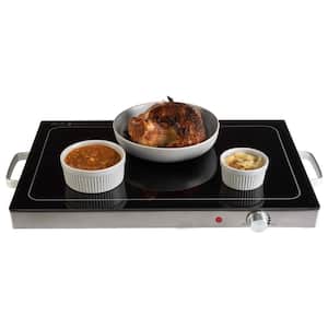 Electric Warming Tray - 24x17 Large Food Warmer with 3 Temperature Settings