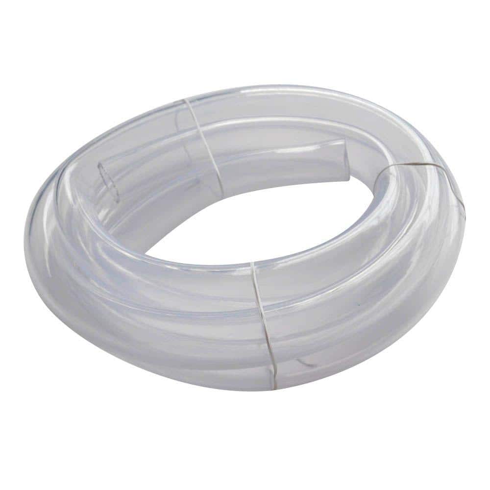 PVC-Clear Vinyl Tubing 1/4 inch OD 10 Ft Clear Hose Plastic Tubing 19 to 55  PSI