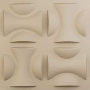 19 5/8 in. x 19 5/8 in. York EnduraWall Decorative 3D Wall Panel, Smokey Beige (12-Pack for 32.04 Sq. Ft.)