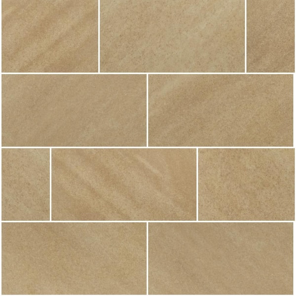 MSI Quartcity Beige 6 in. x 12 in. Rectangle Porcelain Tile Paver (0.5 sq. ft.)