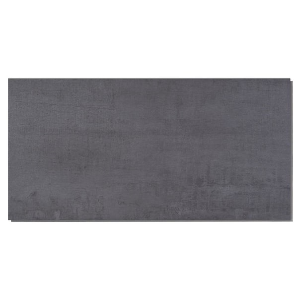 Ivy Hill Tile Take Home Sample- Angela Harris Metallic Dark 6 in. x 0.19 in. Click Lock Matte Waterproof Luxury Vinyl Plank Flooring
