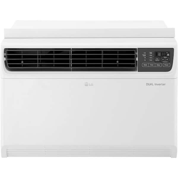 LG 18,000 BTU 230V Window Air Conditioner Cools 1000 sq. ft. with Dual Inverter, Quiet and ENERGY STAR in White