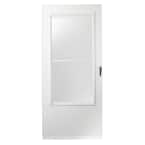 EMCO In X In Series White Self Storing Storm Door E SS WH