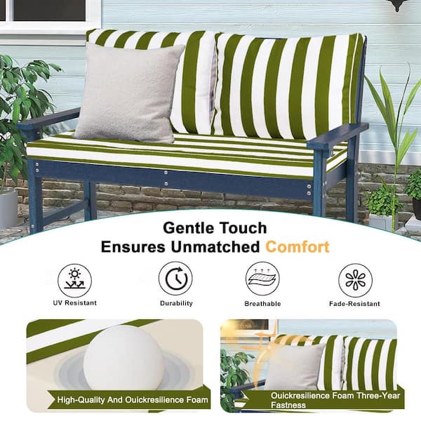 YLLN 24 x 18 in. Outdoor Loveseat Cushion Set-Waterproof