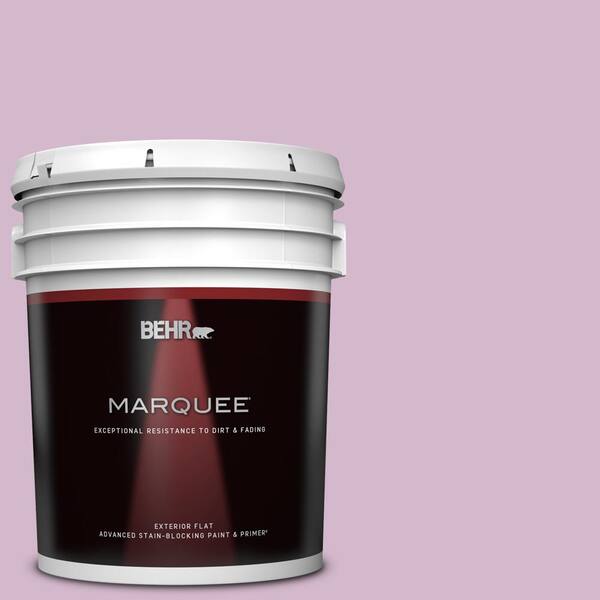 BEHR MARQUEE 5 gal. #M110-3 Bedazzled Flat Exterior Paint & Primer