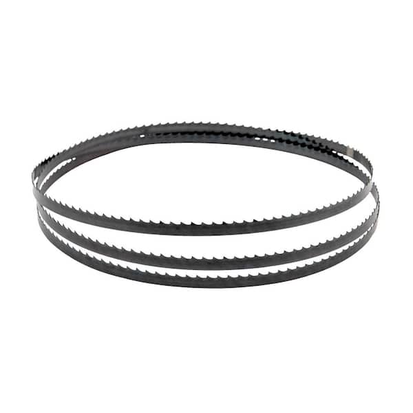 POWERTEC 567/8 in. x 1/4 in. x 6 TPI High Carbon Bandsaw Blade for Woodworking, Plastic and
