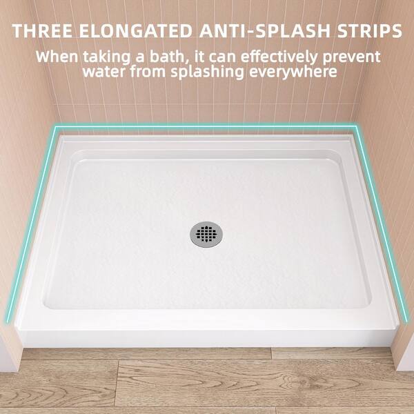 衛生日用品 RT-65988 60x36 Multi-Piece Barrier Free Shower - Subway Tile (Left