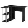 Furinno Abbott L-Form Schreibtisch Mit Regal – Platzsparend, Robust, In Verschiedenen Farben