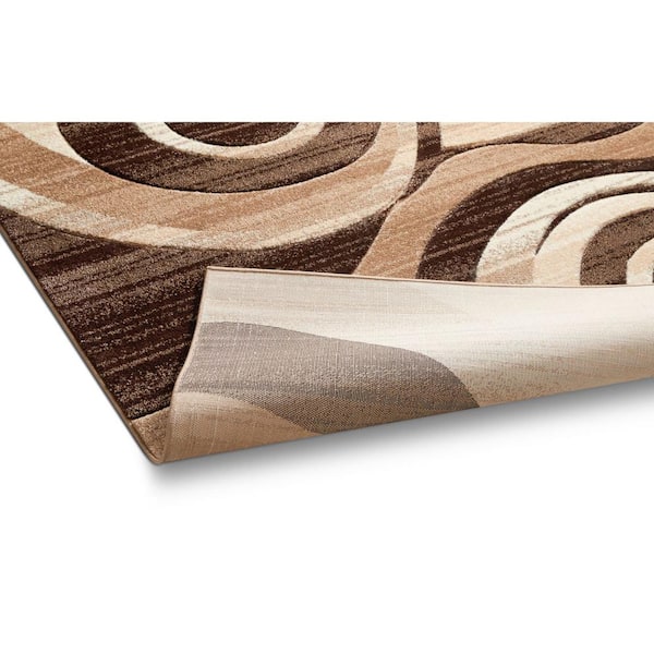 Hayzley Bath Rug Union Rustic Color: Light Brown, Size: 26 W x 44 L