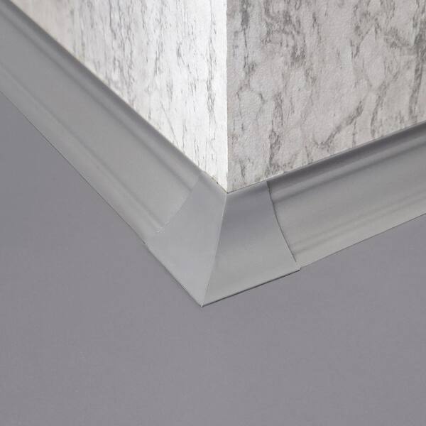InstaTrim 3/4 in. x 50 ft. White PVC Self-Adhesive Flexible Caulk, Trim, Molding, Applicator Tool, Corner Caps | 7550-WHT-APCP