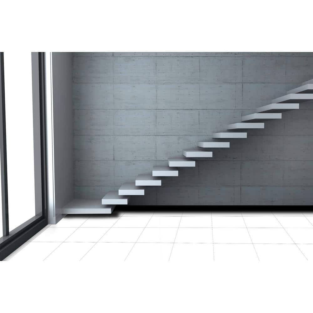 White Self-Adhesive Vinyl Floor Tiles for Kitchen and Bathroom