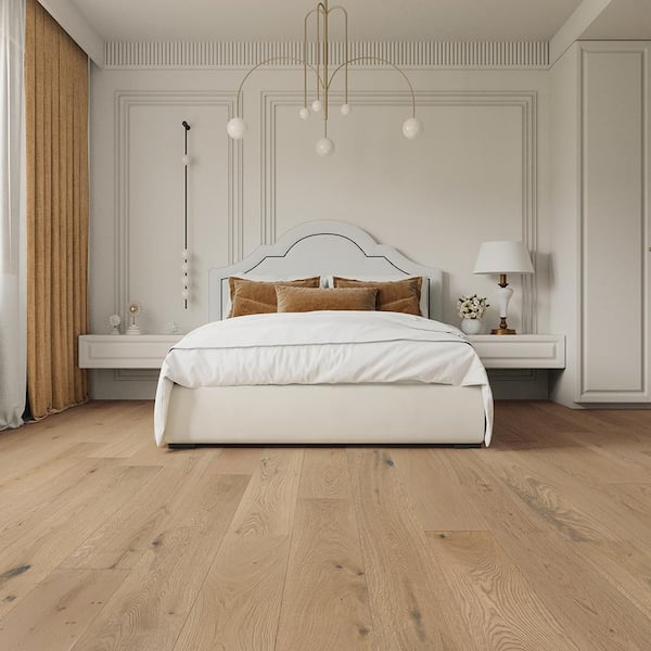 Victoria French Oak 9/16 in. T x 7.5 in. W Tongue & Groove Wirebrushed Engineered Hardwood Flooring (1259.3 sq.ft./plt)