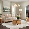 Home Decorators Collection Lisbon 34 in. Natural Round Cane Rattan & Mango Wood Coffee Table TTE-10638