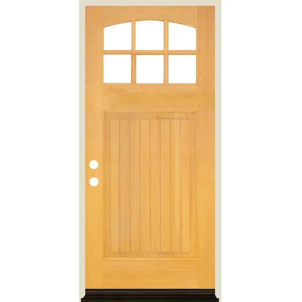 Krosswood Doors Craftsman Douglas Fir Exterior Wood Door Collection - The  Home Depot