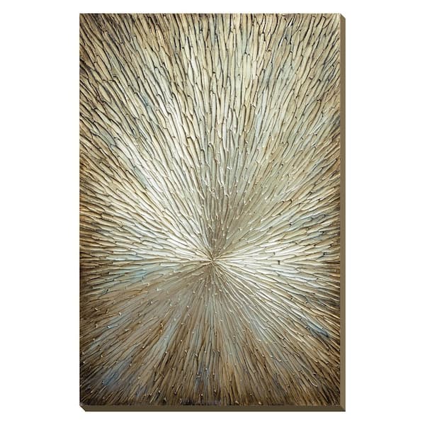 Classy Art 1-Piece Unframed Mixed Media Abstract Wall Art 48 in. x