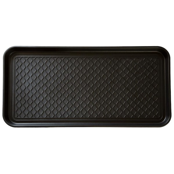 Just Suk It Up Limited Black 32 in. x 13 in. Boot Mat