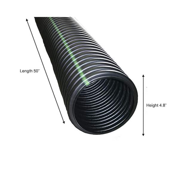 Corex Ppe Advanced Drainage Systems 4 In X 50 Ft Corex Drain Pipe Solid