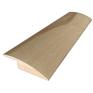 Natural Hickory 3/8 in. Thick x 1-1/2 in. Wide x 78 in. Length Hardwood Overlap Reducer Molding
