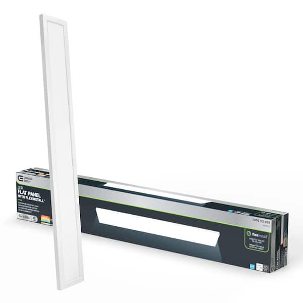 Flexinstall Panel 6 in. x 48 in. White Integrated LED Flat Panel Light with 5CCT + DuoBright