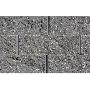 Mini 3 in. H x 8 in. W x 9 in D Charcoal Concrete Wall Cap (104 Pieces/69 Linear ft. /Pallet)