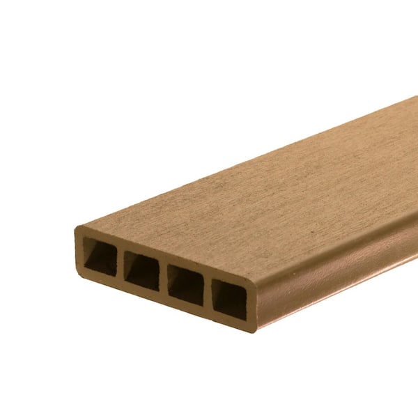 DuxxBak I.Dekk HD 1 in. x 5.5 in. x 16 ft. Cedar Solid Edge Composite ...