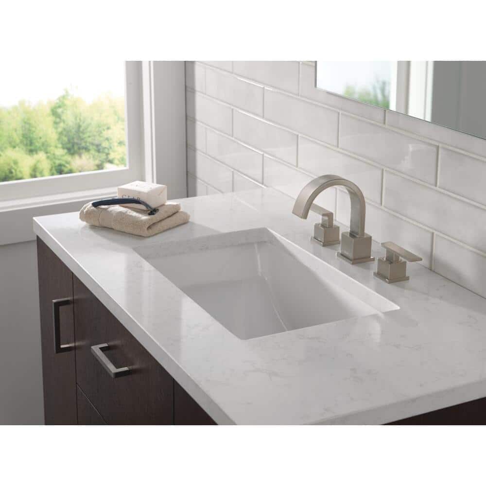 Delta Vero 6-16" Widespread Stainless Steel Bathroom Faucet