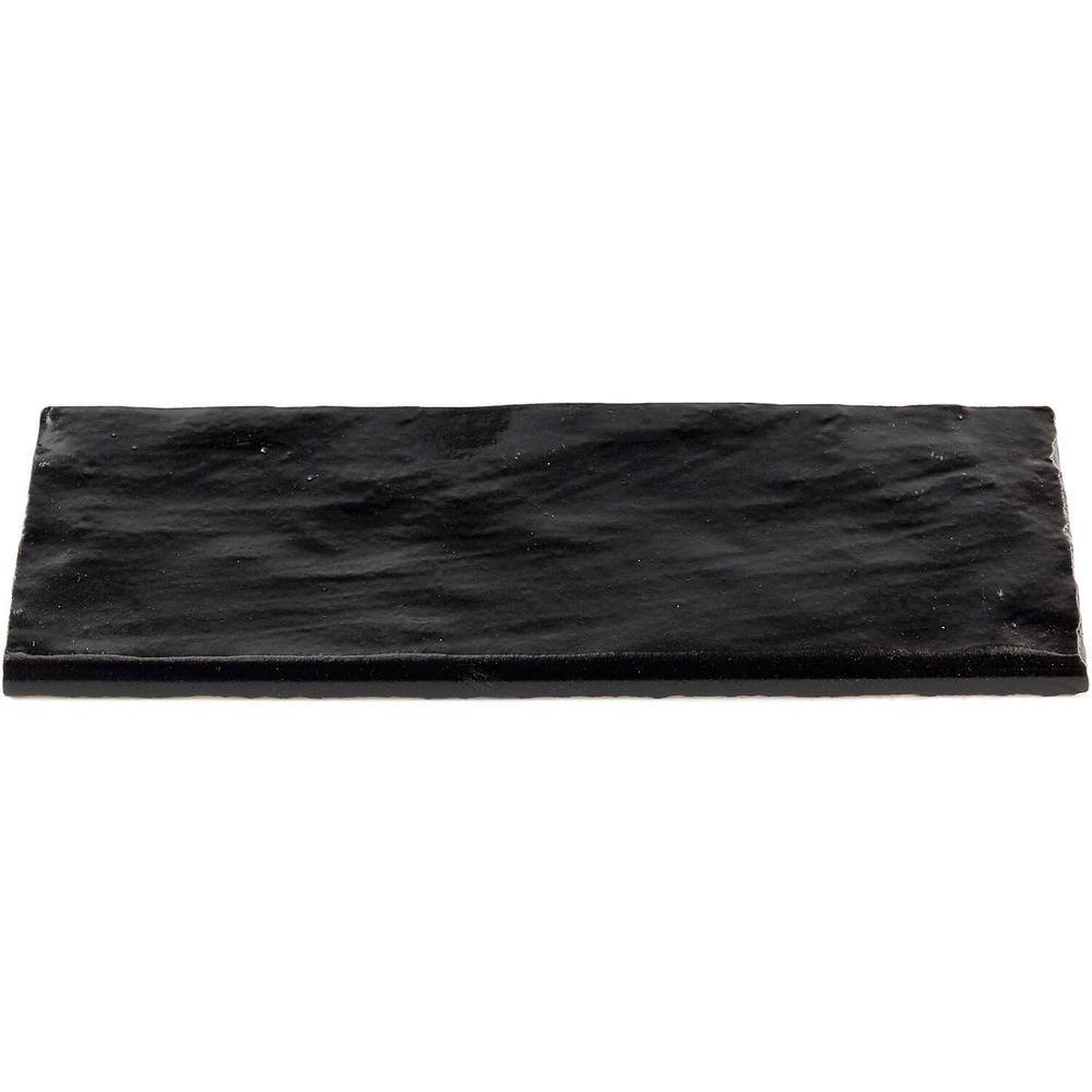 Ivy Hill Tile Amagansett Jet 2.55 in. x 7.87 in. Satin Ceramic Wall