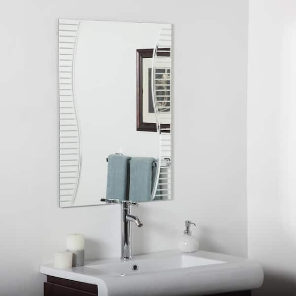 Decor Wonderland 24 In X 32 In Frameless Rectangular Bathroom Vanity Mirror Dwsm1111 The Home 9582
