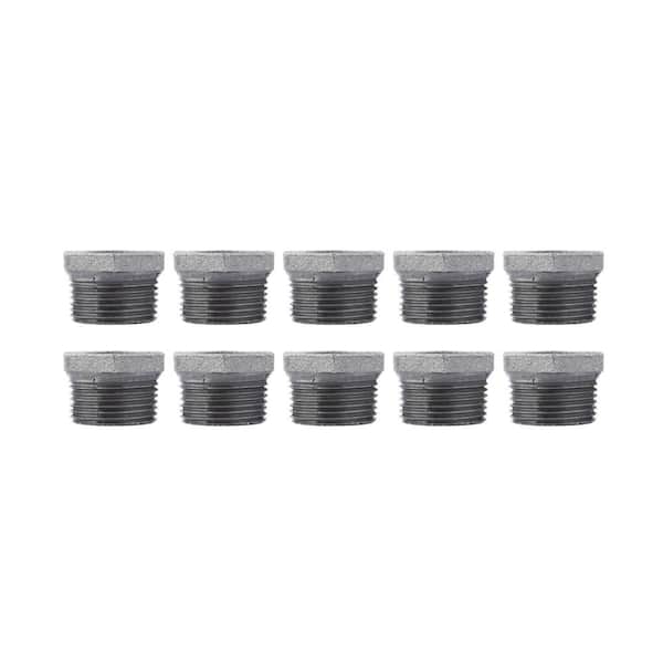 PIPE DECOR 1 in. x 3/4 in. Black Iron Bushing (10-Pack)