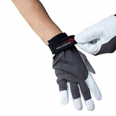 L/XL Wing Thumb Gloves with Reinforced Finger Protection Goat Leather