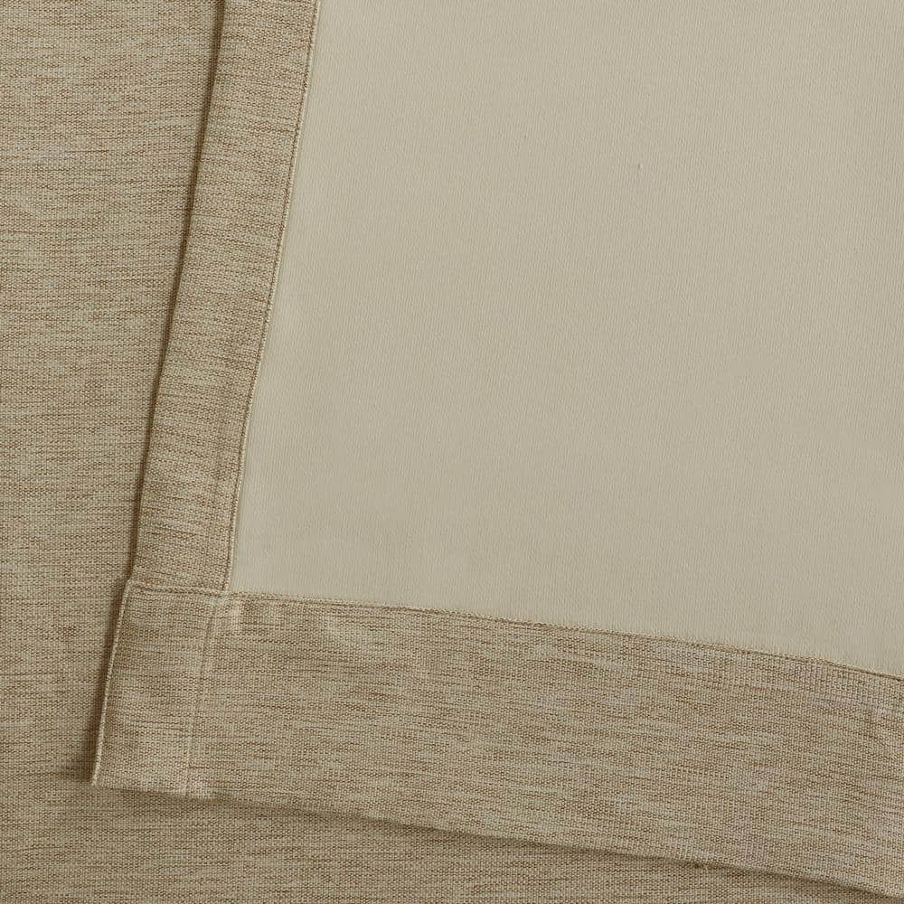 Ginger Polyester Blackout Puddle Length Drape Panel