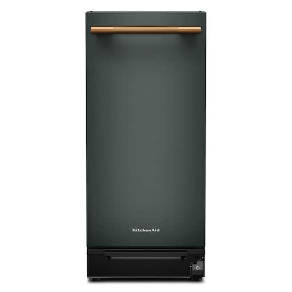 15 in. Built-In Trash Compactor in Juniper Green with Built-In Odor Management System