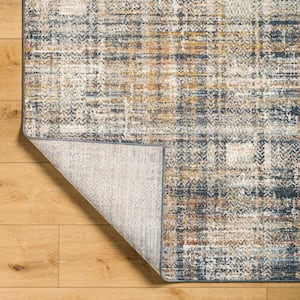 Beckham Taupe Checkered 7 ft. x 10 ft. Indoor Area Rug
