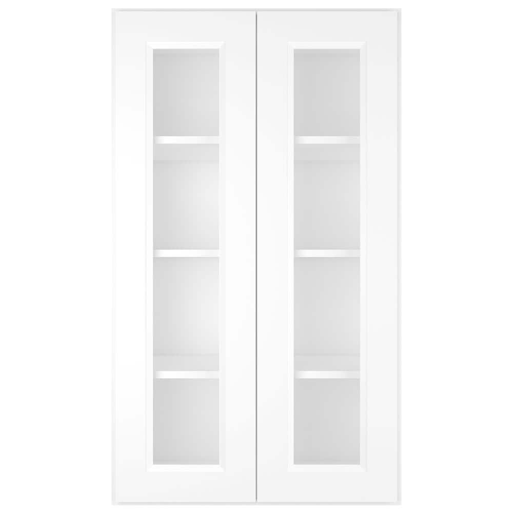 24-in W X 12-in D X 42-in H in Traditional White Plywood Ready to Assemble Wall kitchen Cabinet price history on PriceWatchPro