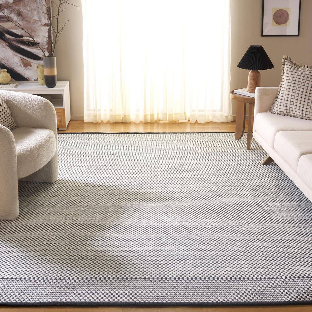 Vermont 8 ft. x 10 ft. Black/Ivory Scandinavian Micro Check Area Rug price history on PriceWatchPro
