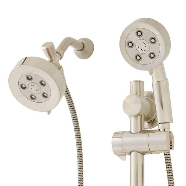 Speakman 3-spray 4.75 in. Dual Shower Head and Handheld Shower Head in Brushed Nickel