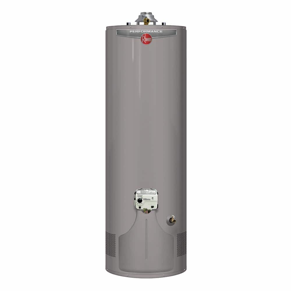 Rheem Performance 40 Gal. Tall 38,000 BTU Ultra Low NOx (ULN) Natural ...